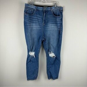 Torrid Medium Wash Distressed Skinny Jeans Size 20 Plus Size